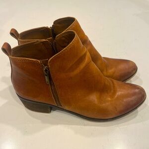 Lucky Brand Basel Leather Ankle Boots